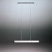 Talo Medium LED Linear Suspension - Silver Gray Finish