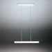 Talo Medium LED Linear Suspension - White Finish
