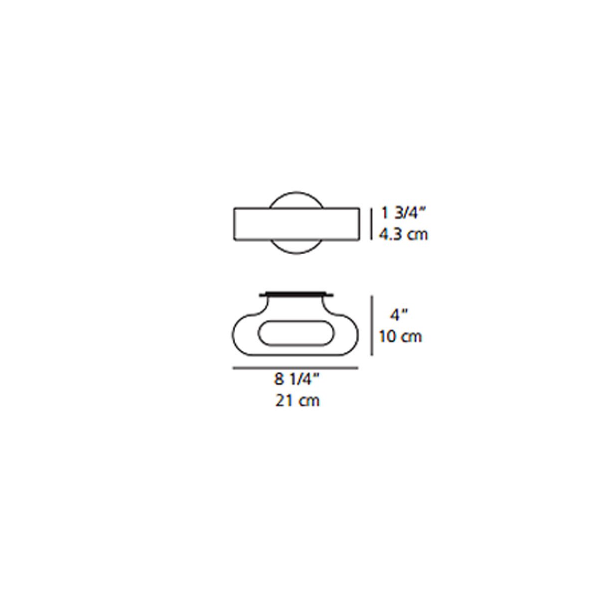 Talo LED Mini Wall Light - Diagram