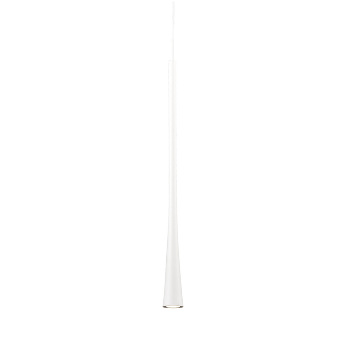Taper Small LED Mini Pendant - White Finish