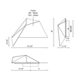 Load image into Gallery viewer, Taro LED Wall Sconce - Diagram
