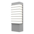 Load image into Gallery viewer, Tawa Slim 13" LED Outdoor Wall Sconce - Textured Gray Finish
