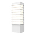 Load image into Gallery viewer, Tawa Slim 13" LED Outdoor Wall Sconce - Textured White Finish
