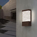 Tawa Wide LED Outdoor Wall Sconce - Display