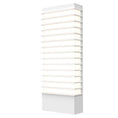 Load image into Gallery viewer, Tawa Wide 21" LED Outdoor Wall Sconce - Textured White Finish
