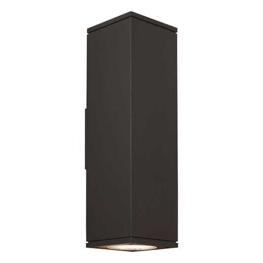 Tegel 18 Outdoor Up/Down LED Wall Sconce - Bronze Finish