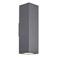 Load image into Gallery viewer, Tegel 18 Outdoor Up/Down LED Wall Sconce -Charcoal Finish
