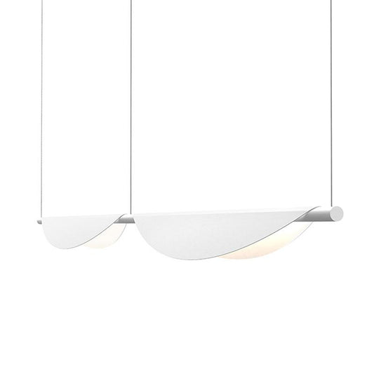 Tela LED Double Linear Suspension - Satin White Finish