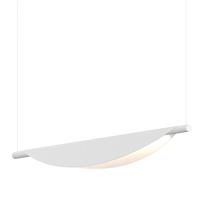 Tela LED Linear Suspension - Satin White Finish