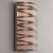 Tempest Cover Sconce - Flat Bronze/Small