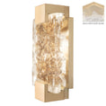 Load image into Gallery viewer, Terra 11.75" Wall Sconce - Gold Leaf with Clear Glass
