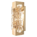 Load image into Gallery viewer, Terra 11.75" Wall Sconce - Gold Leaf with Highlighted Antique Gold Leaf Glass
