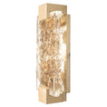 Load image into Gallery viewer, Terra 15.75" Wall Sconce - Gold Leaf with Highlighted Antique Gold Leaf Glass
