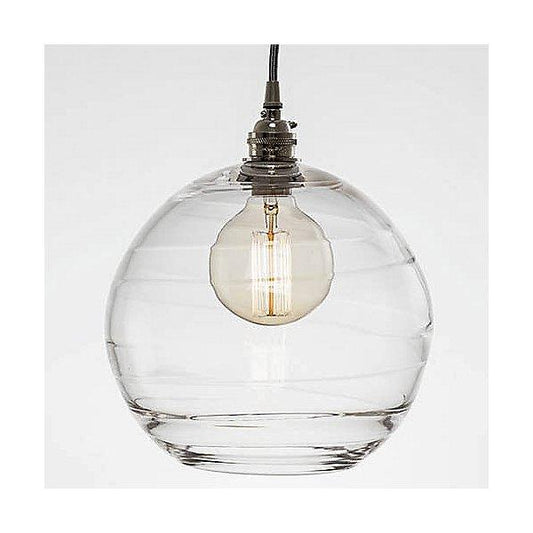 Terra Pendant Light - Optic Clear/Metallic Beige Silver