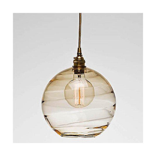 Terra Pendant Light - Optic Amber/Gilded Brass