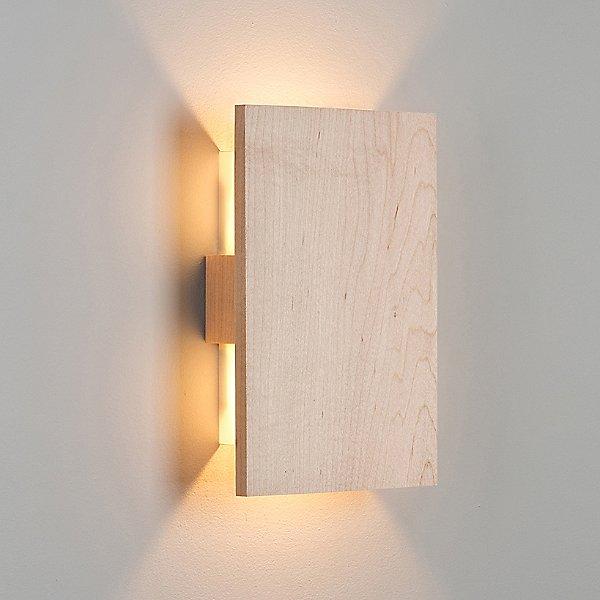 Tersus LED Wall Sconce - Maple Finish