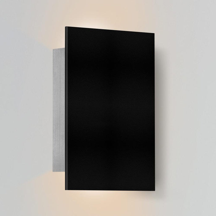 Tersus Up & Downlight Outdoor LED Sconce - Textured Black Finish