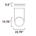 Load image into Gallery viewer, Tether LED Pendant - Diagram
