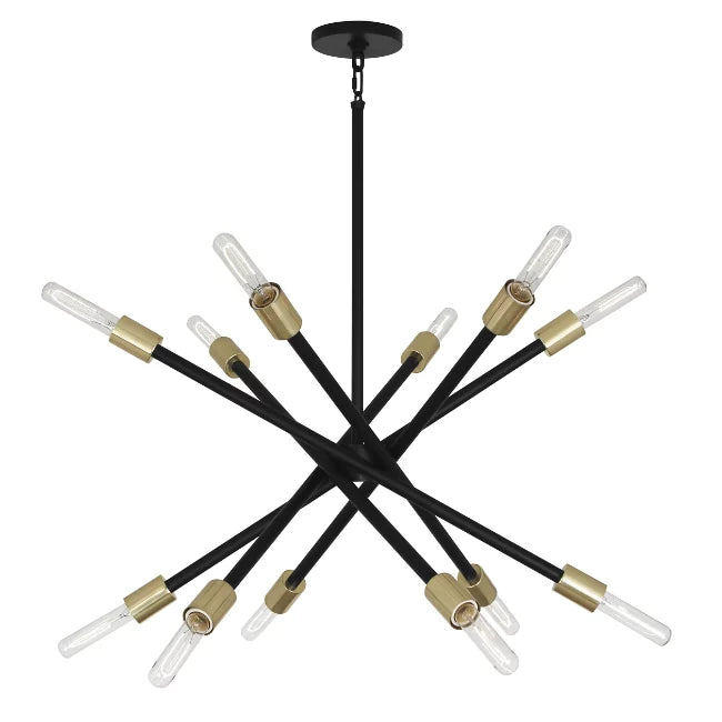 Thatcher Chandelier - Modern Brass