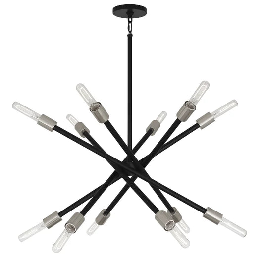 Thatcher Chandelier - Polished Nickel