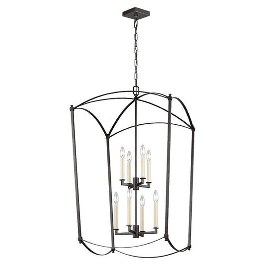 Thayer Extra Large Lantern - Smith Steel Finish