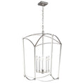 Load image into Gallery viewer, Thayer Large Lantern - Polished Nickel Finish
