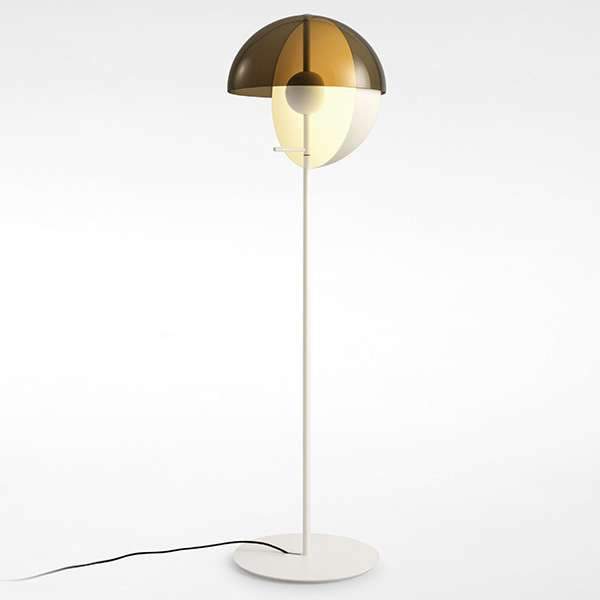 Theia P LED Floor Lamp - White Finish