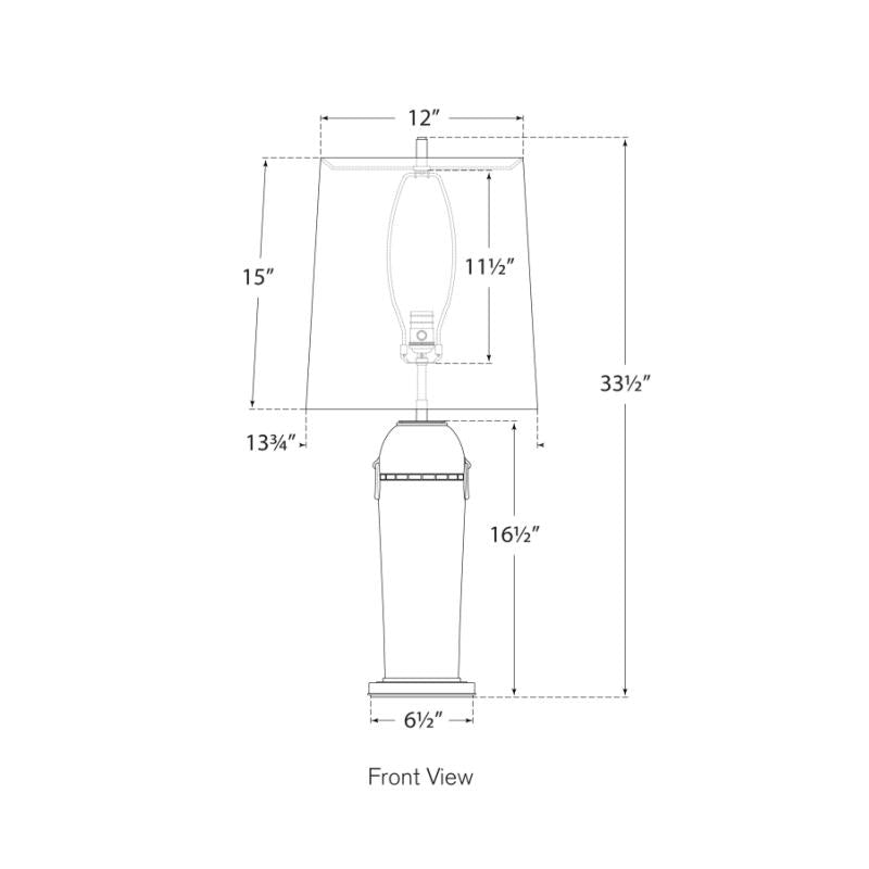 Tiang Large Table Lamp - Diagram