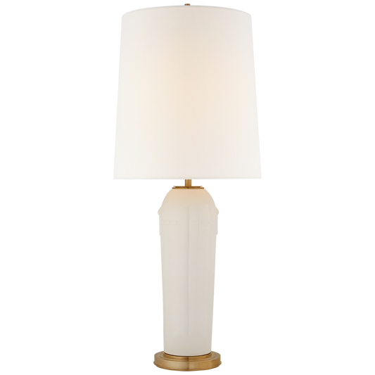 Tiang Large Table Lamp - Ivory Finish