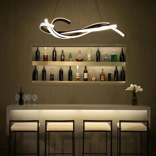 Tidal LED Linear Pendant - Display