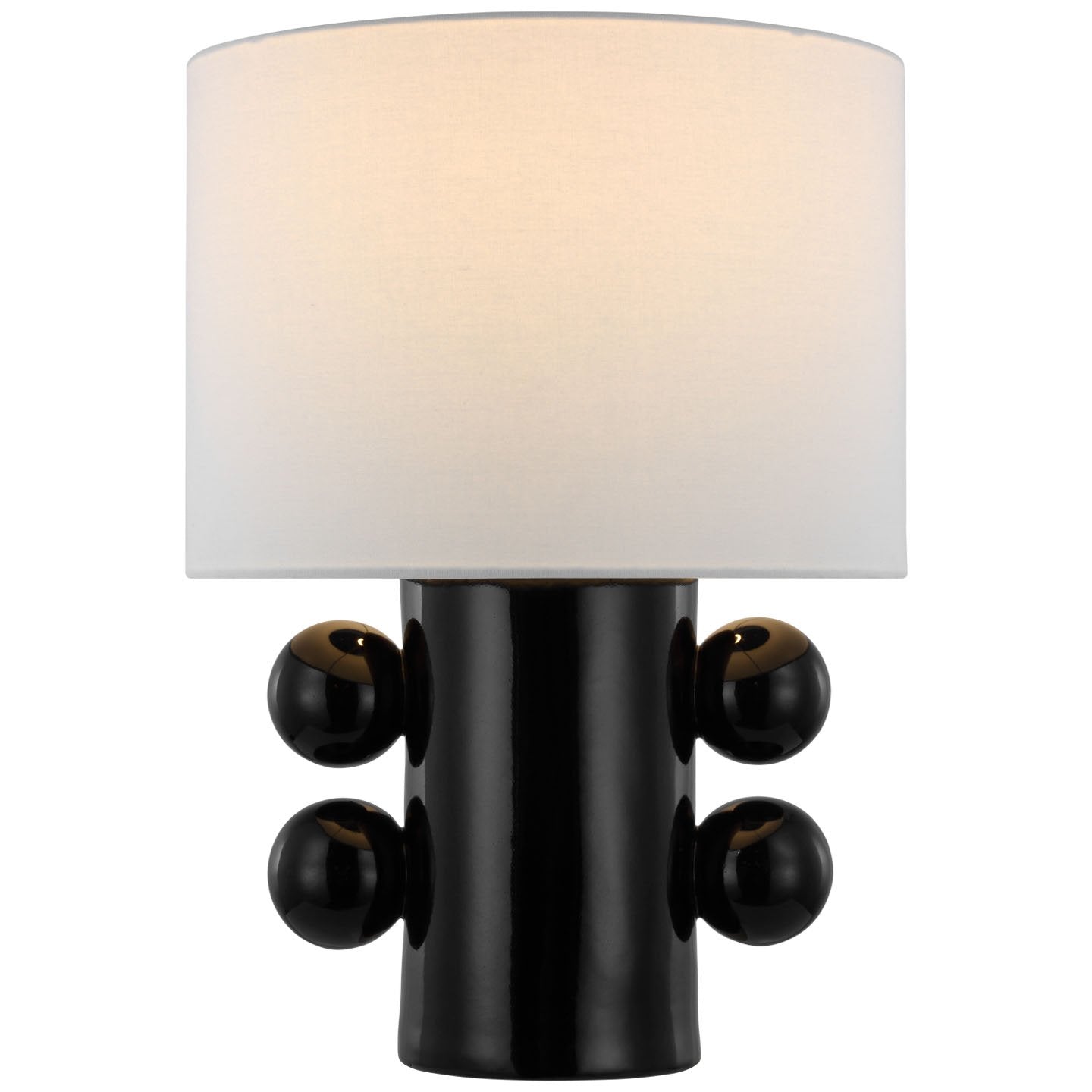 Tiglia Low Table Lamp - Black Finish