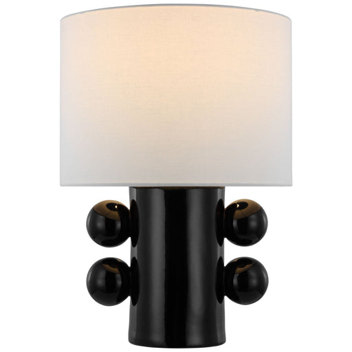 Tiglia Low Table Lamp - Black Finish