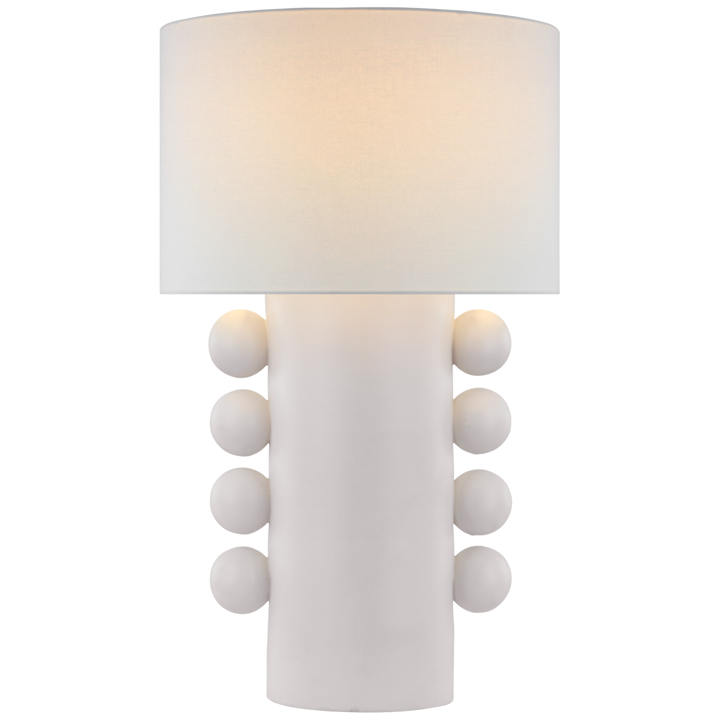 Tiglia Tall Table Lamp - Plaster White