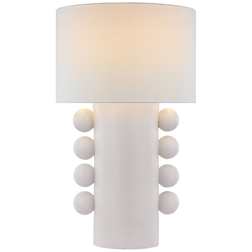Tiglia Tall Table Lamp - Plaster White