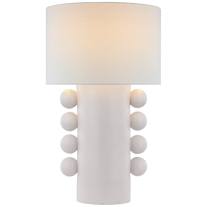 Tiglia Tall Table Lamp - Plaster White