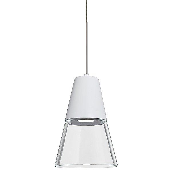 Timo 6 Mini Pendant Light Clear/White Bronze