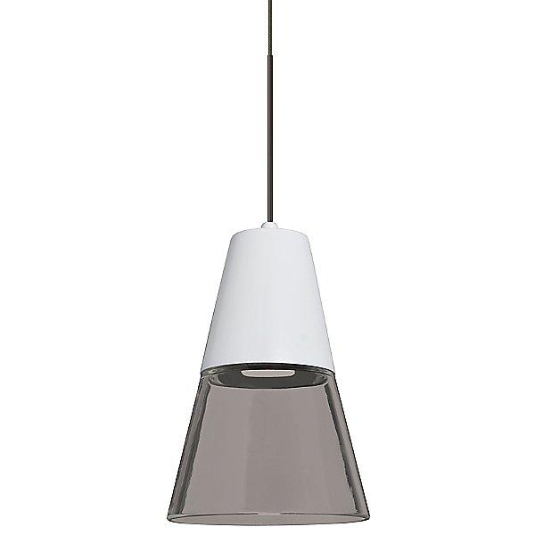 Timo 6 Mini Pendant Light Smoke/White Bronze