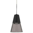 Load image into Gallery viewer, Timo 6 Mini Pendant Light Smoke/Black Satin Nickel
