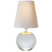 Tiny Terri Round Accent Lamp - Crystal