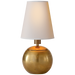 Tiny Terri Round Accent Lamp - Hand-Rubbed Antique Brass