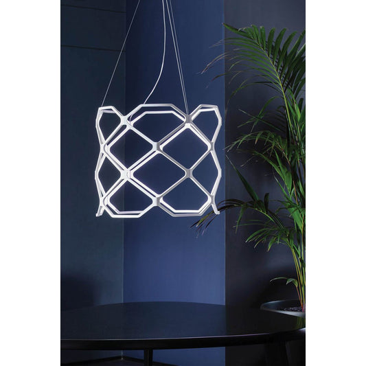 Titia Pendant - White Finish