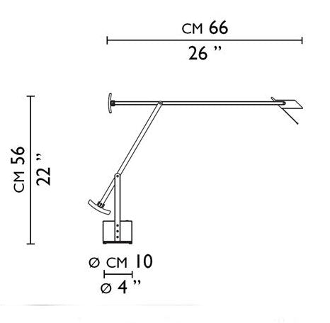Tizio 35 Desk Lamp - Diagram