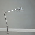 Load image into Gallery viewer, Tolomeo Classic Table Lamp with Clamp - Aluminum Finish
