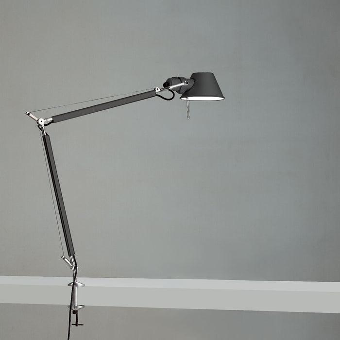 Tolomeo Classic Table Lamp with Clamp - Black Finish