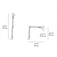 Load image into Gallery viewer, Tolomeo Classic Wall Lamp - Diagram
