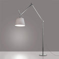 Load image into Gallery viewer, Tolomeo Large Mega Floor Lamp - Aluminum Finish Grey Shade
