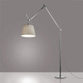 Load image into Gallery viewer, Tolomeo Large Mega Floor Lamp - Aluminum Finish Parchment Shade
