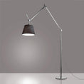 Load image into Gallery viewer, Tolomeo Medium Mega Floor Lamp - Aluminum Finish Black Shade
