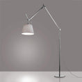 Load image into Gallery viewer, Tolomeo Medium Mega Floor Lamp - Aluminum Finish Grey Shade
