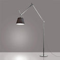 Load image into Gallery viewer, Tolomeo Small Mega Floor Lamp - Aluminum Finish Black Shade
